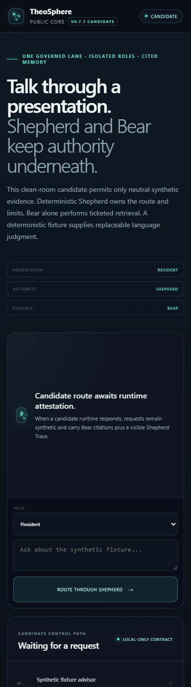 TheoSphere v0.7.1 phone engineering preview